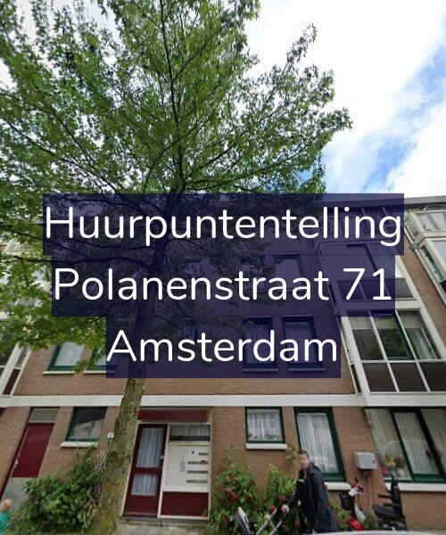Foto gevel Huurpuntentelling voor Polanenstraat 71, Amsterdam