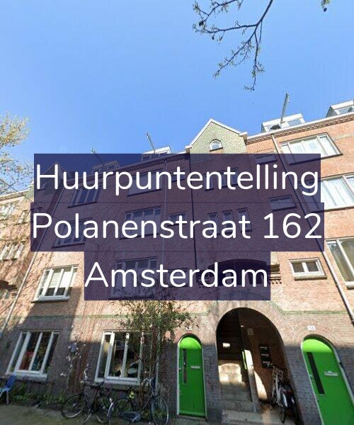 Foto gevel Huurpuntentelling voor Polanenstraat 162, Amsterdam
