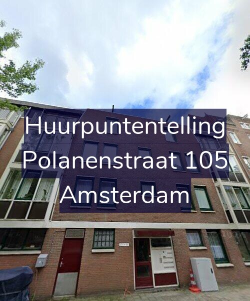 Foto gevel Huurpuntentelling voor Polanenstraat 105, Amsterdam
