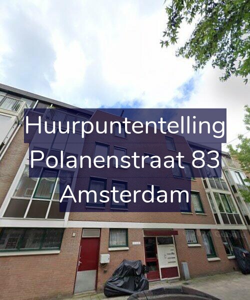 Foto gevel Huurpuntentelling voor Polanenstraat 83, Amsterdam
