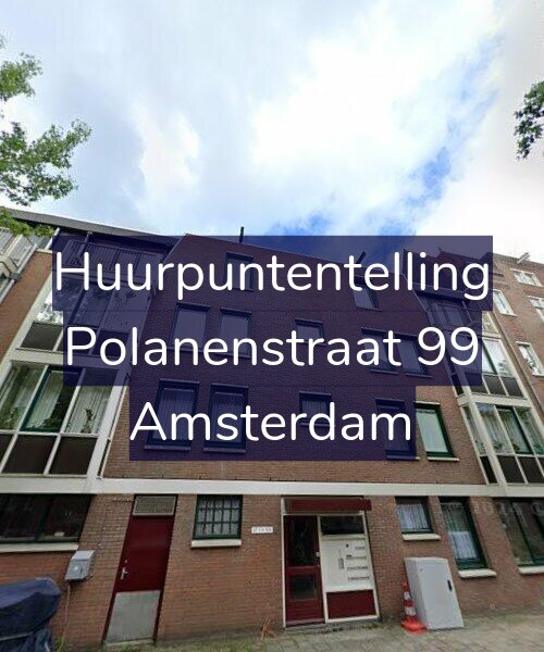 Foto gevel Huurpuntentelling voor Polanenstraat 99, Amsterdam