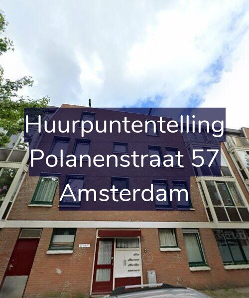 Foto gevel Huurpuntentelling voor Polanenstraat 57, Amsterdam