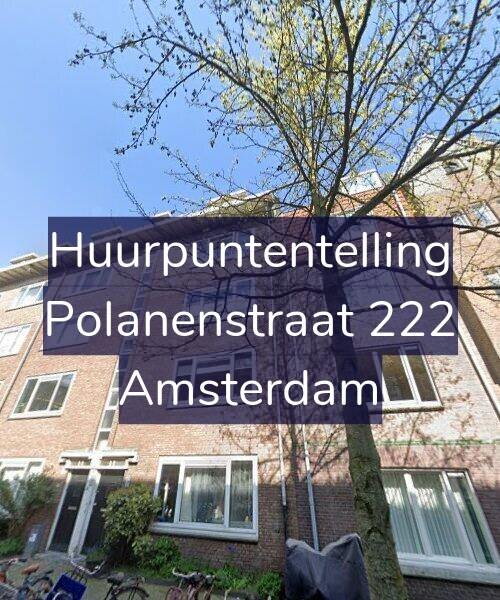 Foto gevel Huurpuntentelling voor Polanenstraat 222, Amsterdam