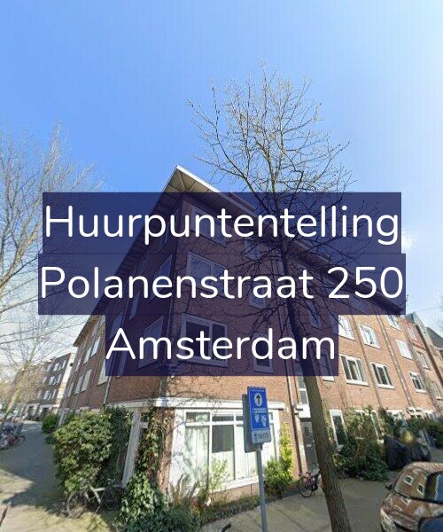 Foto gevel Huurpuntentelling voor Polanenstraat 250, Amsterdam