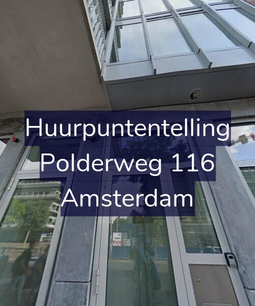 Foto gevel Huurpuntentelling voor Polderweg 116, Amsterdam