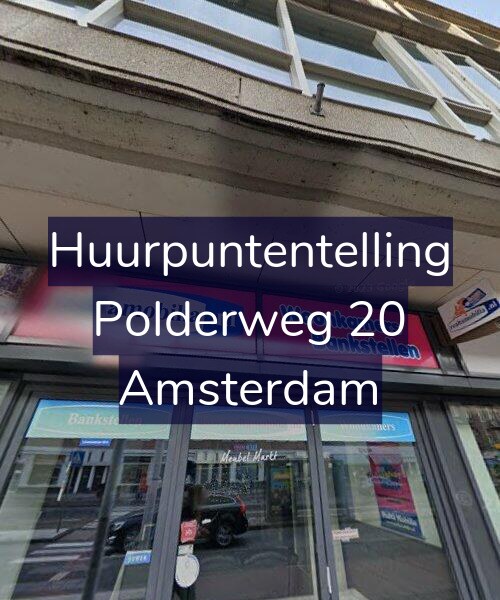 Foto gevel Huurpuntentelling voor Polderweg 20, Amsterdam