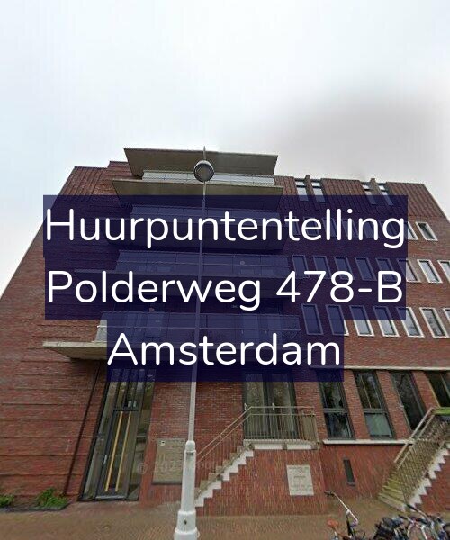 Foto gevel Huurpuntentelling voor Polderweg 478-B, Amsterdam