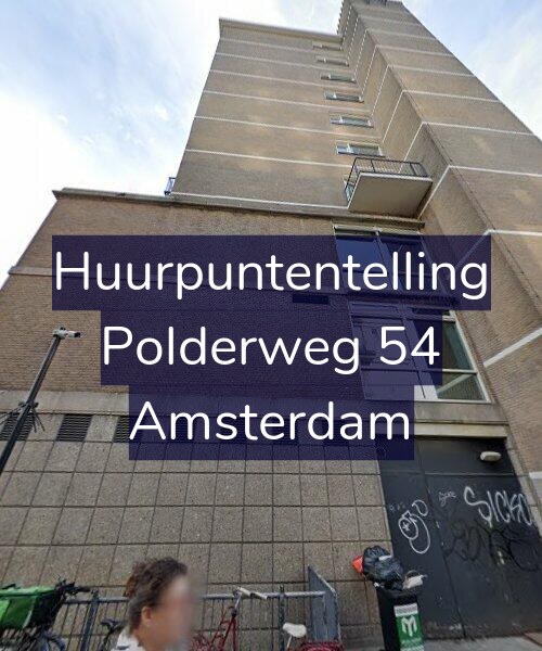 Foto gevel Huurpuntentelling voor Polderweg 54, Amsterdam