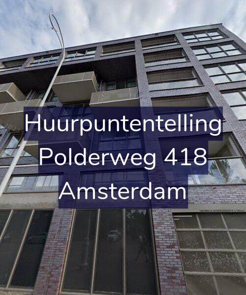 Foto gevel Huurpuntentelling voor Polderweg 418, Amsterdam