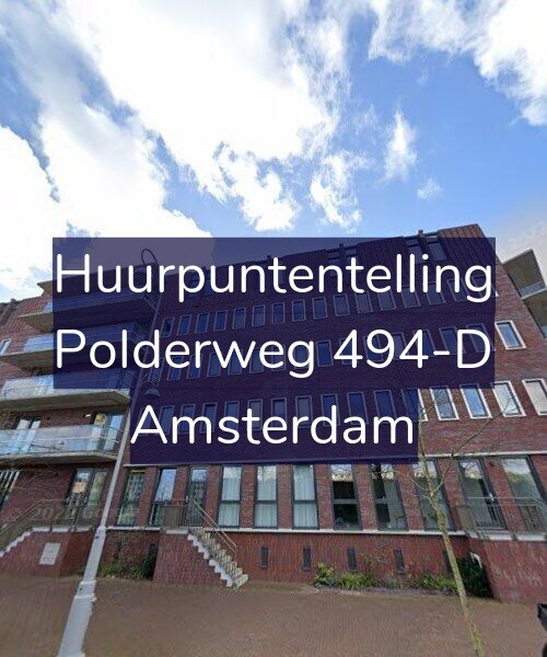 Foto gevel Huurpuntentelling voor Polderweg 494-D, Amsterdam
