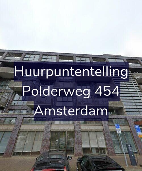 Foto gevel Huurpuntentelling voor Polderweg 454, Amsterdam