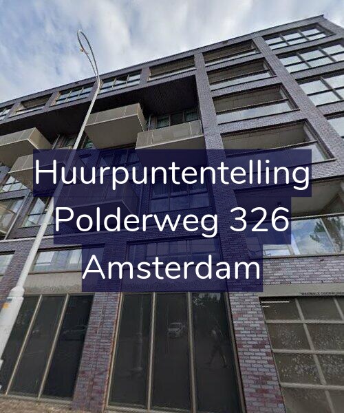Foto gevel Huurpuntentelling voor Polderweg 326, Amsterdam