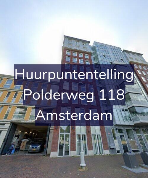 Foto gevel Huurpuntentelling voor Polderweg 118, Amsterdam
