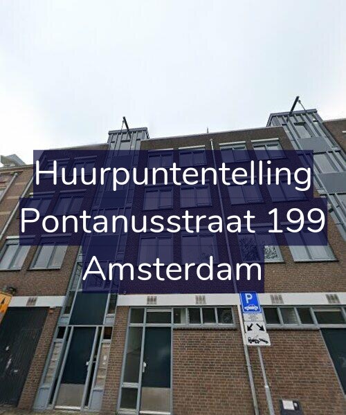 Foto gevel Huurpuntentelling voor Pontanusstraat 199, Amsterdam
