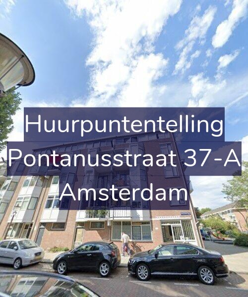 Foto gevel Huurpuntentelling voor Pontanusstraat 37-A, Amsterdam