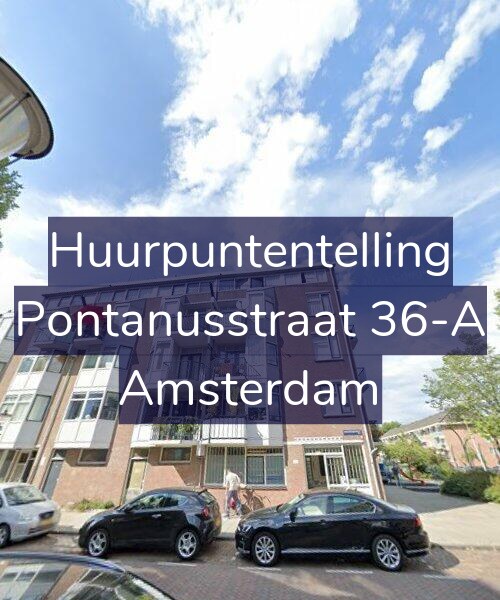 Foto gevel Huurpuntentelling voor Pontanusstraat 36-A, Amsterdam
