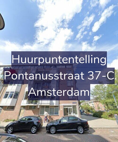 Foto gevel Huurpuntentelling voor Pontanusstraat 37-C, Amsterdam