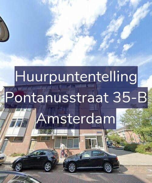 Foto gevel Huurpuntentelling voor Pontanusstraat 35-B, Amsterdam