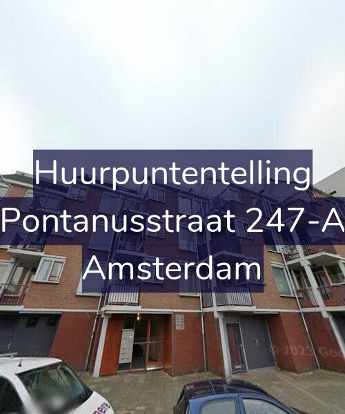 Foto gevel Huurpuntentelling voor Pontanusstraat 247-A, Amsterdam