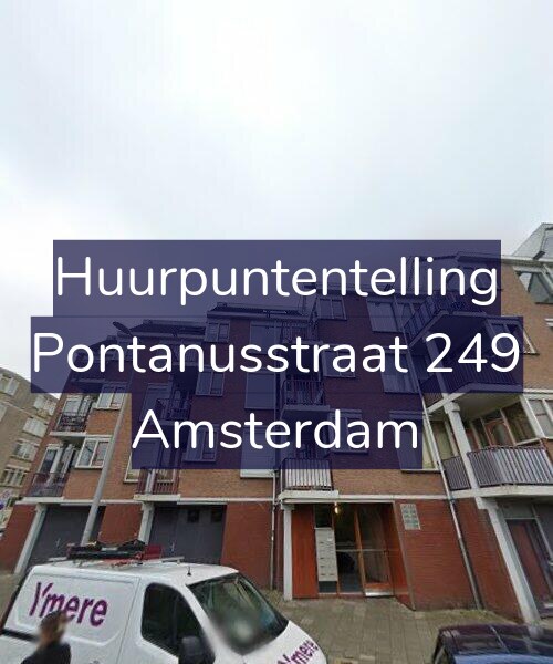 Foto gevel Huurpuntentelling voor Pontanusstraat 249, Amsterdam