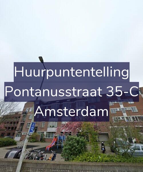 Foto gevel Huurpuntentelling voor Pontanusstraat 35-C, Amsterdam