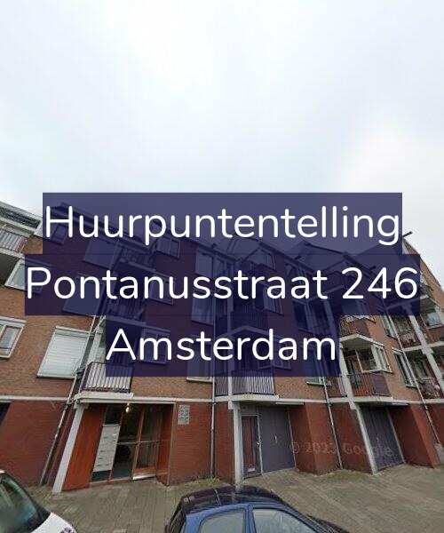 Foto gevel Huurpuntentelling voor Pontanusstraat 246, Amsterdam