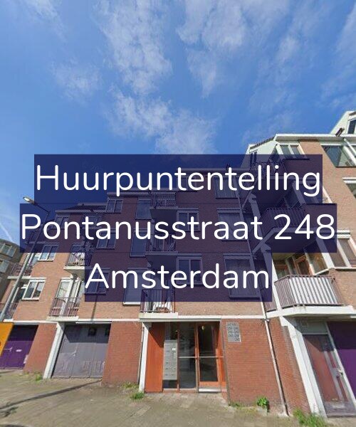 Foto gevel Huurpuntentelling voor Pontanusstraat 248, Amsterdam