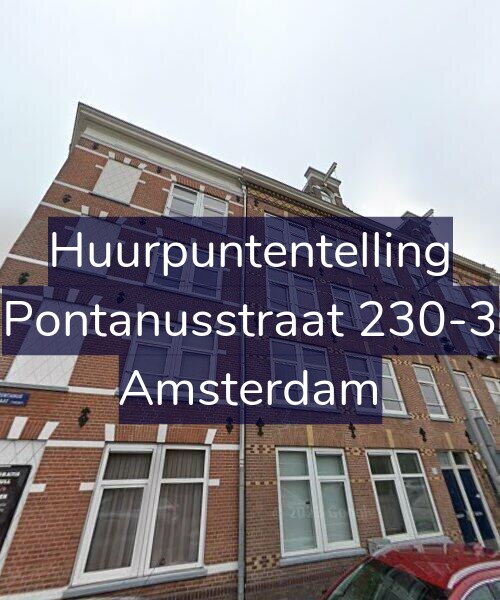 Foto gevel Huurpuntentelling voor Pontanusstraat 230-3, Amsterdam