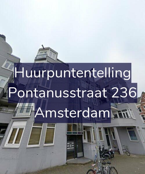 Foto gevel Huurpuntentelling voor Pontanusstraat 236, Amsterdam
