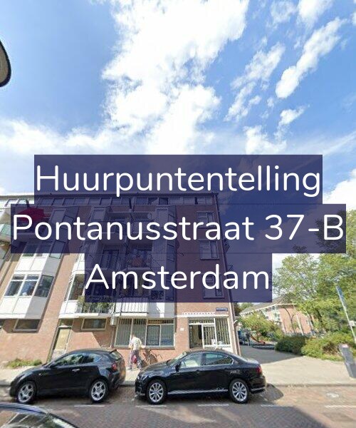 Foto gevel Huurpuntentelling voor Pontanusstraat 37-B, Amsterdam