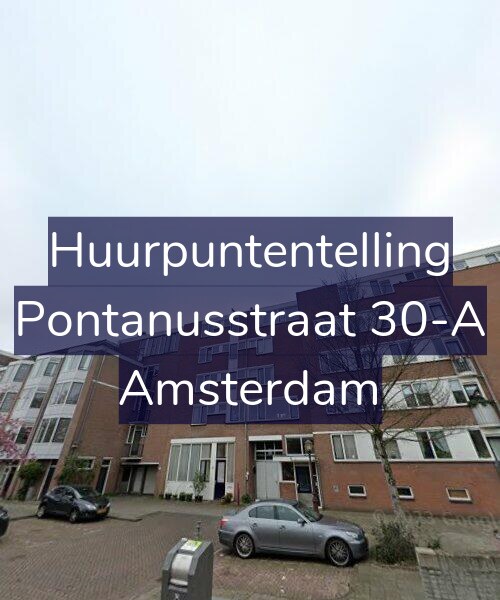 Foto gevel Huurpuntentelling voor Pontanusstraat 30-A, Amsterdam