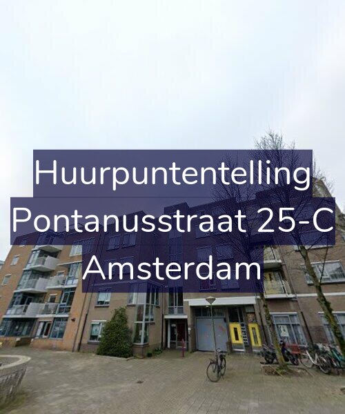 Foto gevel Huurpuntentelling voor Pontanusstraat 25-C, Amsterdam