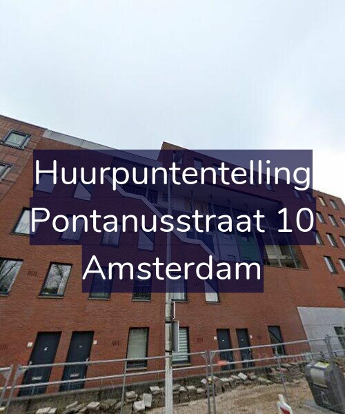 Foto gevel Huurpuntentelling voor Pontanusstraat 10, Amsterdam