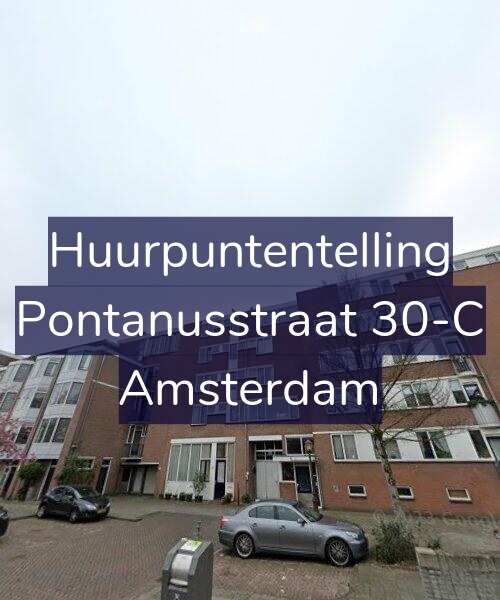 Foto gevel Huurpuntentelling voor Pontanusstraat 30-C, Amsterdam