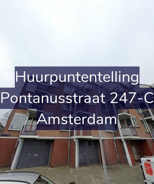 Foto gevel Huurpuntentelling voor Pontanusstraat 247-C, Amsterdam