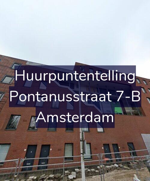 Foto gevel Huurpuntentelling voor Pontanusstraat 7-B, Amsterdam