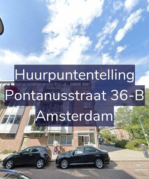 Foto gevel Huurpuntentelling voor Pontanusstraat 36-B, Amsterdam