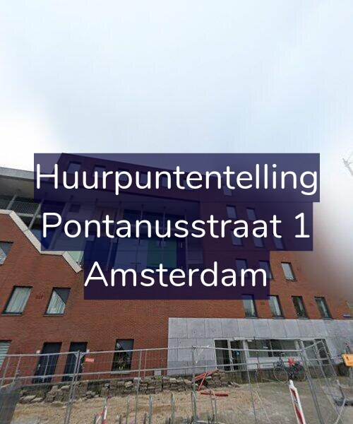 Foto gevel Huurpuntentelling voor Pontanusstraat 1, Amsterdam