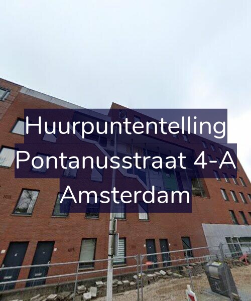 Foto gevel Huurpuntentelling voor Pontanusstraat 4-A, Amsterdam