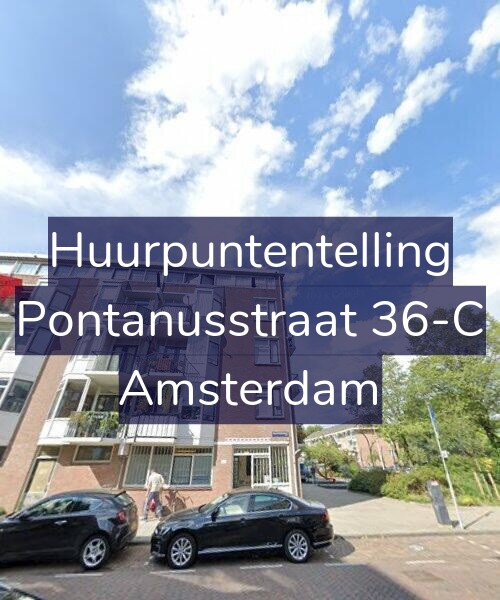 Foto gevel Huurpuntentelling voor Pontanusstraat 36-C, Amsterdam