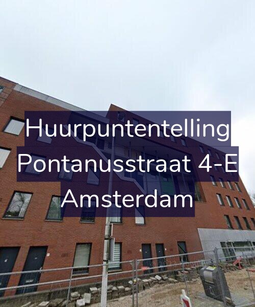Foto gevel Huurpuntentelling voor Pontanusstraat 4-E, Amsterdam