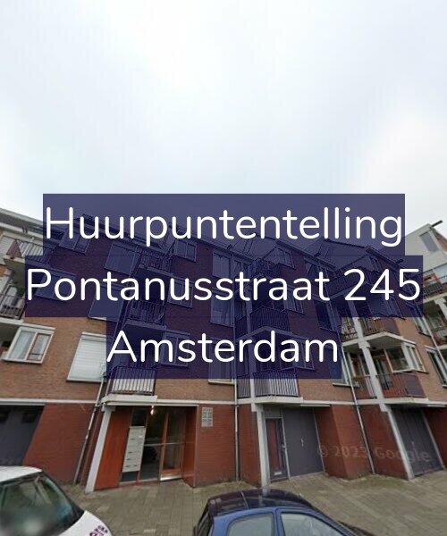 Foto gevel Huurpuntentelling voor Pontanusstraat 245, Amsterdam