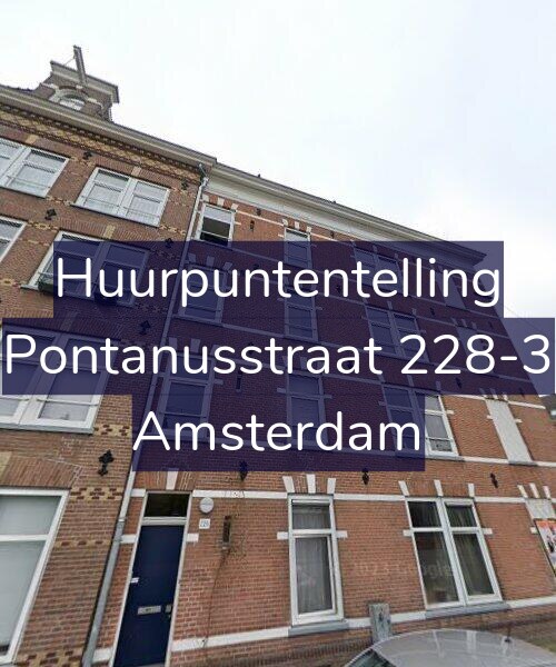 Foto gevel Huurpuntentelling voor Pontanusstraat 228-3, Amsterdam
