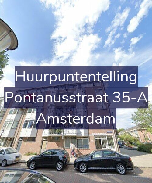 Foto gevel Huurpuntentelling voor Pontanusstraat 35-A, Amsterdam