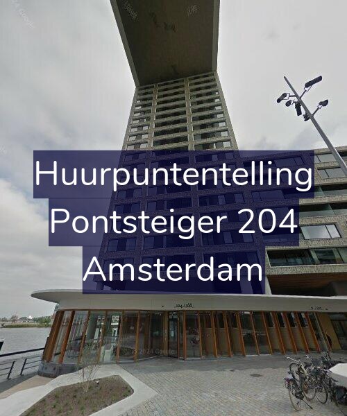 Foto gevel Huurpuntentelling voor Pontsteiger 204, Amsterdam