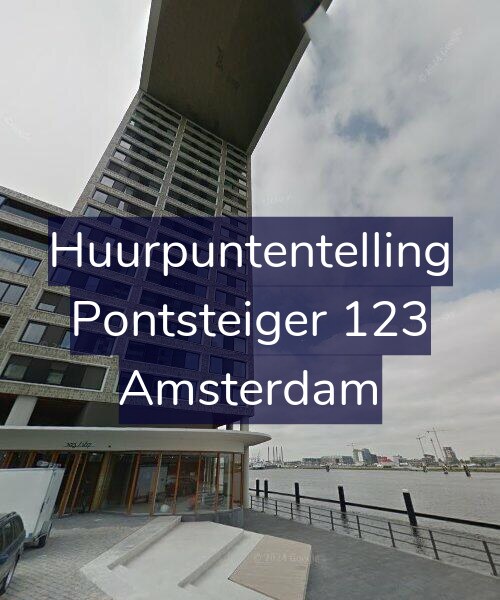 Foto gevel Huurpuntentelling voor Pontsteiger 123, Amsterdam