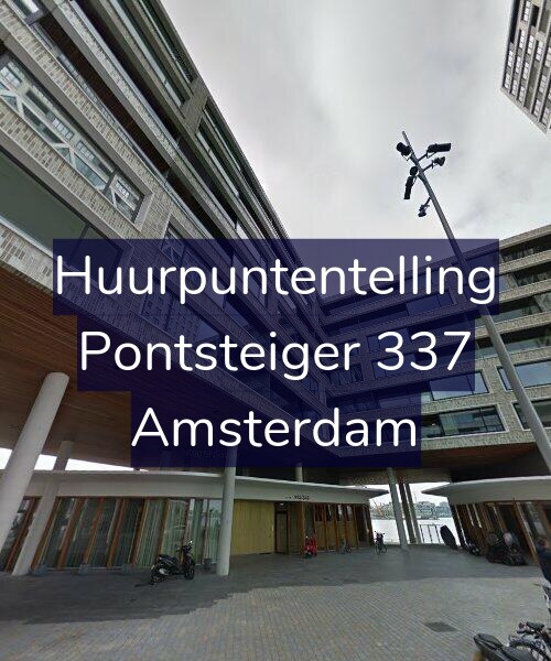 Foto gevel Huurpuntentelling voor Pontsteiger 337, Amsterdam