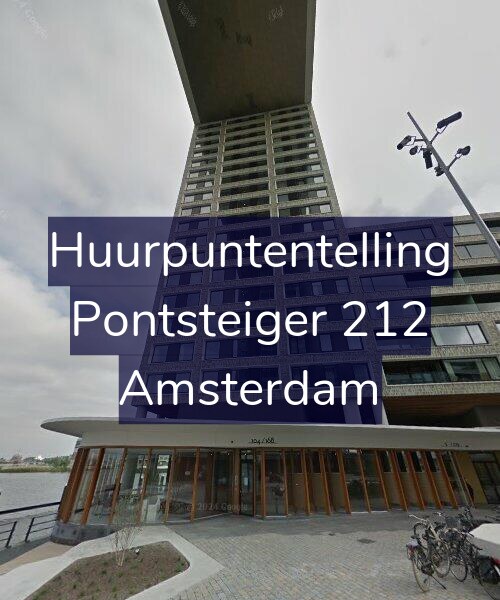Foto gevel Huurpuntentelling voor Pontsteiger 212, Amsterdam