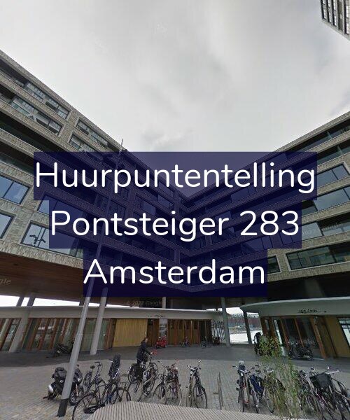 Foto gevel Huurpuntentelling voor Pontsteiger 283, Amsterdam