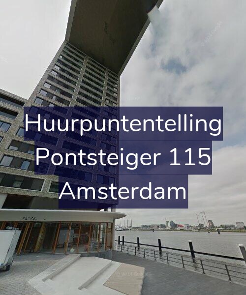 Foto gevel Huurpuntentelling voor Pontsteiger 115, Amsterdam